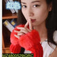 2 Pcs Wool Fur Lined Gloves 1